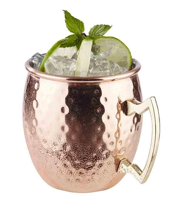 TAZA MOSCOW MULE INOX COLOR COBRE BRILLO