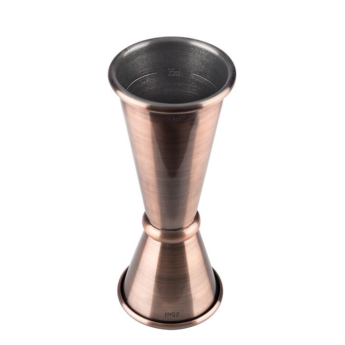 MEDIDOR LICOR 2,5/5CL COBRE ANTIGUO
