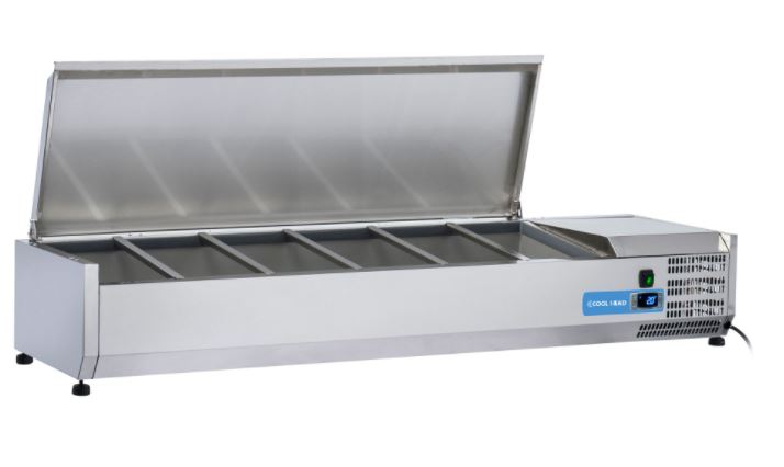 VITRINA INGREDIENTES VRX 12/33 INOX