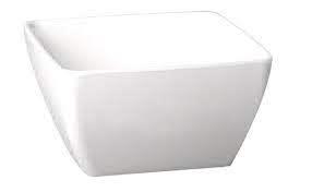 BOL PURE 9X9X4CM BLANCO MELAMINA