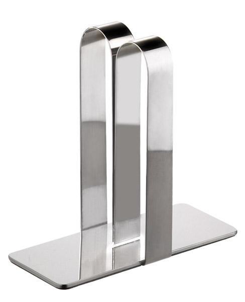 PORTACARTAS MESA 14X5.5X14CM INOX