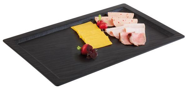 BANDEJA SLATE GN1/1 NGR PIZARRA MELAMINA