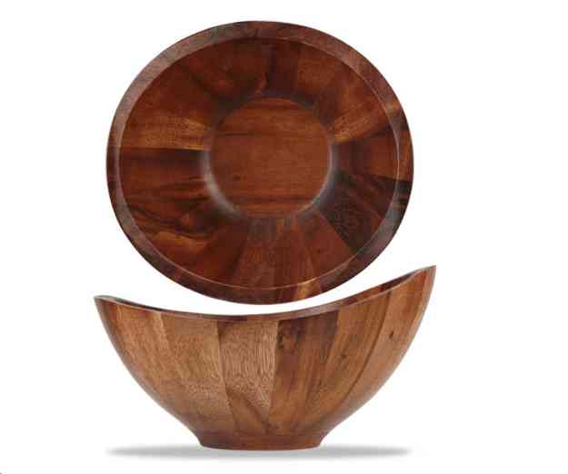 BOL OVAL 23X21.5CM MOONSTONE MADERA