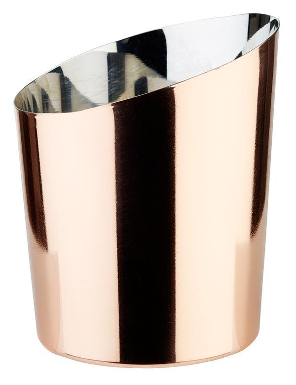 CUBO Ø9.5X8.5CM INOX COBRE