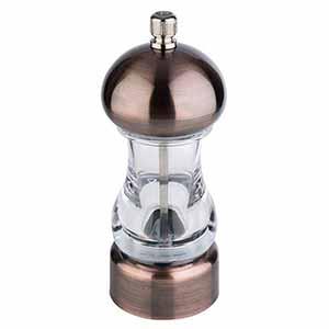 MOLINILLO PIMIENTA 15CM ACERO COBRE
