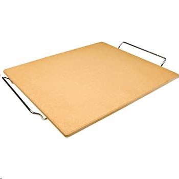 PIEDRA PIZZA RECT. 41X36CM C/SOPORTE