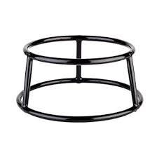 SOPORTE BUFFET 18CM REDONDO METAL NEGRO