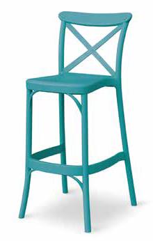 TABURETE M5123 PP TURQUESA